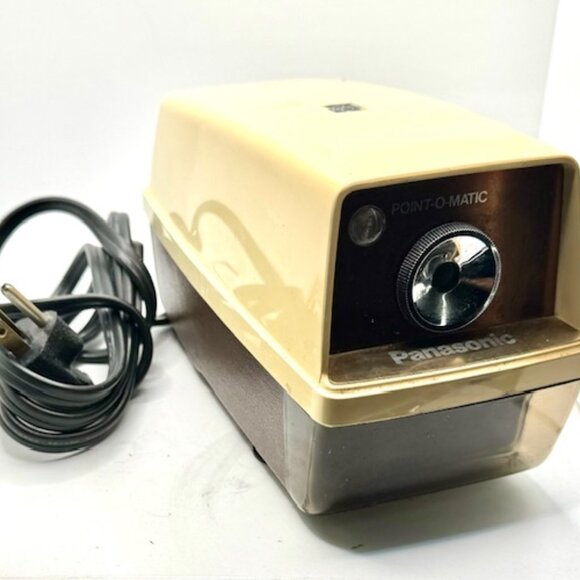 Vintage Panasonic Point-O-Matic No. KP-33A Electric Pencil Sharpener TESTED - Picture 1 of 8